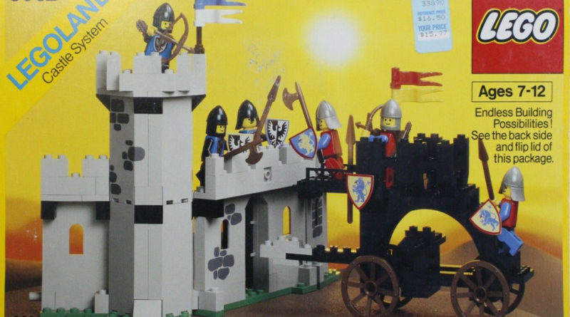 Lego Chevaliers Noirs bélier (Set 6062, 1987) Incomplet Très Rare