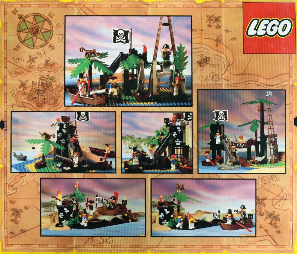 6270: Forbidden Island - Back of the Box Builds